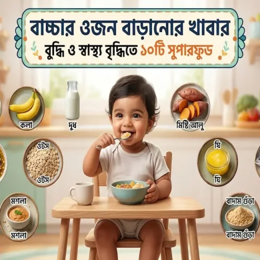 বাচ্চার ওজন বাড়ানোর খাবার