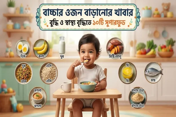 বাচ্চার ওজন বাড়ানোর খাবার