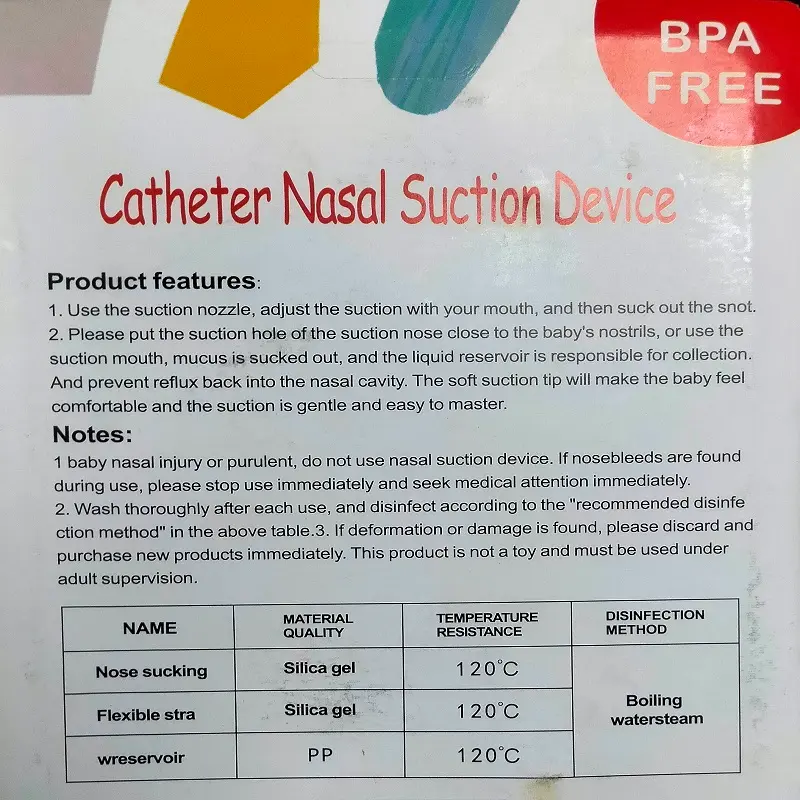 Catheter Nasal Suction Device for Baby 3