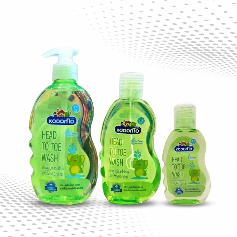 Kodomo Baby Head to Toe Wash Mild Original 100, 200 & 400ml