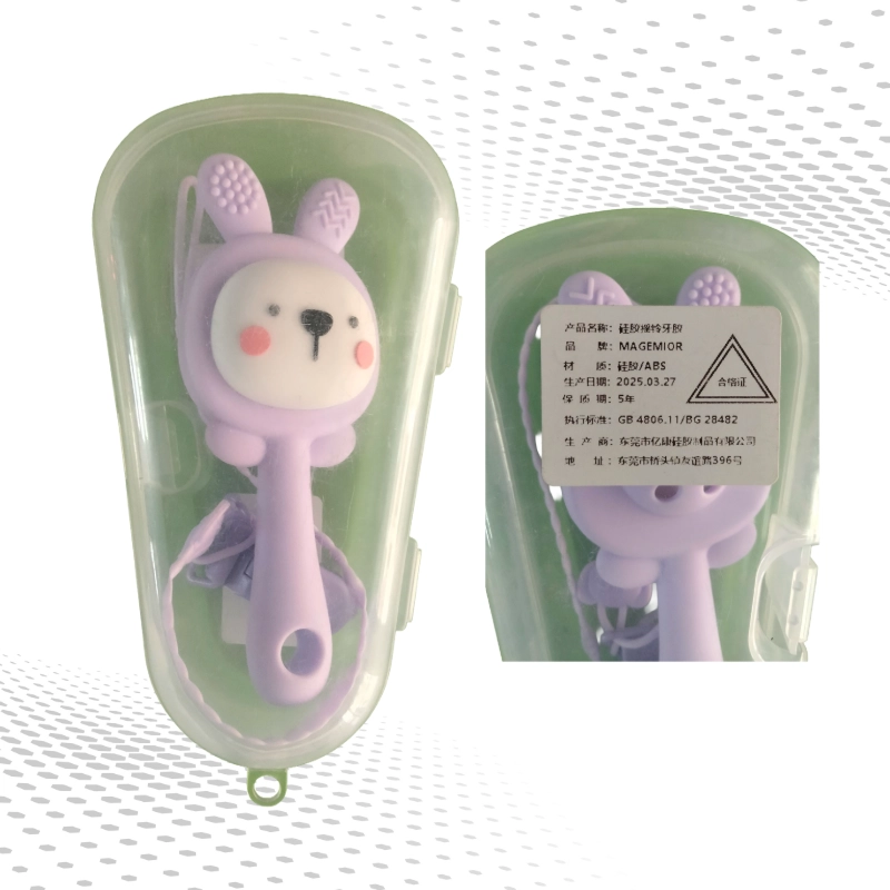 Silicone Rattle Teether for Babies by Magemior - 3